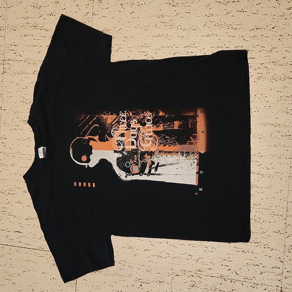 Three Days Grace 2015 Human Canadian Tour Black Full Graphic T-Shirt